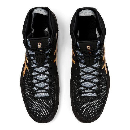 Борцовки ASICS DAN GABLE EVO 2 Black/Pure Gold 1081A018.004